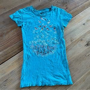 Blue Graphic Shirt Sz Small. Pre-owned, in excellent condition